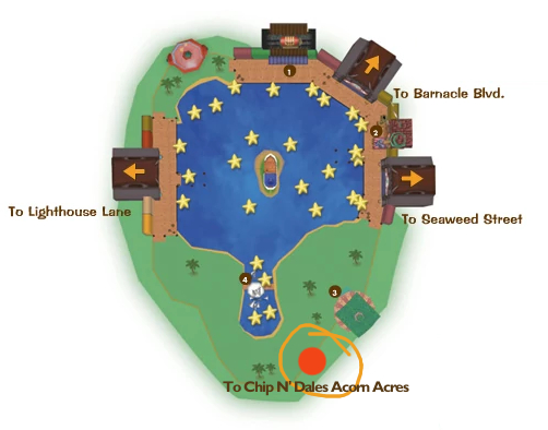 Donalds Dock map