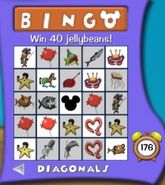 Bingo diagonals