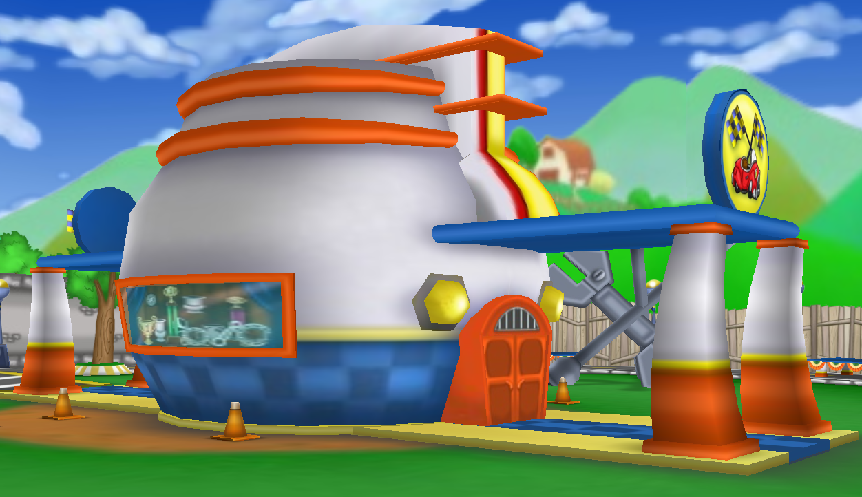 Goofy Speedway Kart Shop