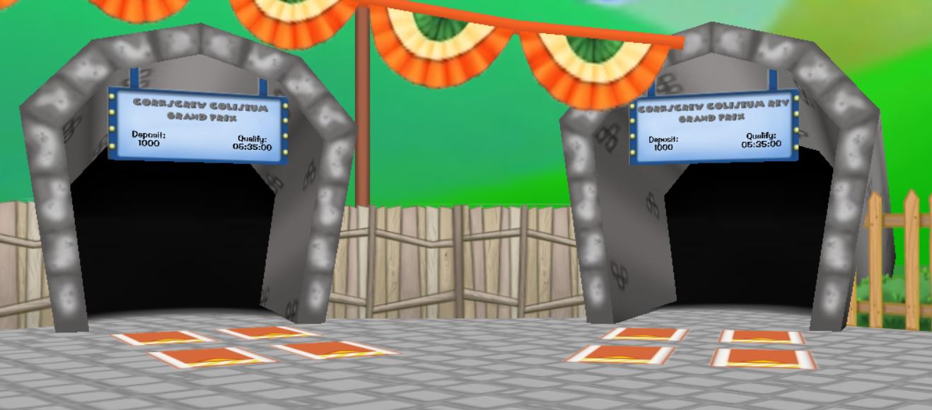 Speedway racing tunnels